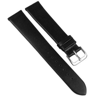 Uhrenarmband Nappaleder schwarz 24316S
