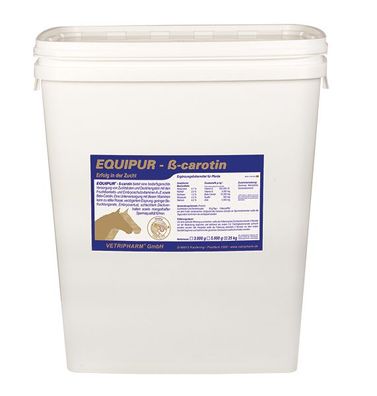 Vetripharm Equipur Carotin 25kg Ergänzungsfuttermittel für Pferde