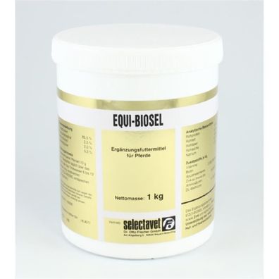Selectavet Equi-Biosel Ergänzungsfuttermittel für Pferde Dose 3 kg begrenztes MHD!!!