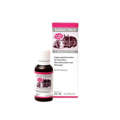 Alfavet RodiCare® VITA B 25ml für Kaninchen, Meerschweinchen & Kleinnager