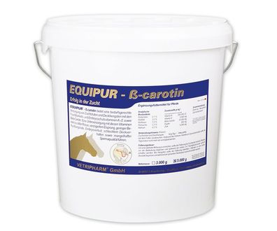 Vetripharm Equipur Carotin 5000g Ergänzungsfuttermittel für Pferde