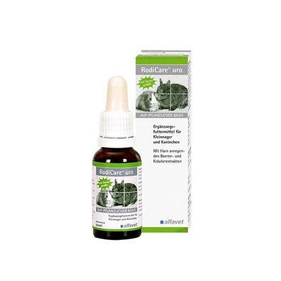 Alfavet RodiCare® uro 20ml Ergänzungsfuttermittel für Kleinnager und Kaninchen