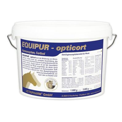 Vetripharm Equipur Opticort "P" 3000g Diät- Ergänzungsfuttermittel für Pferde