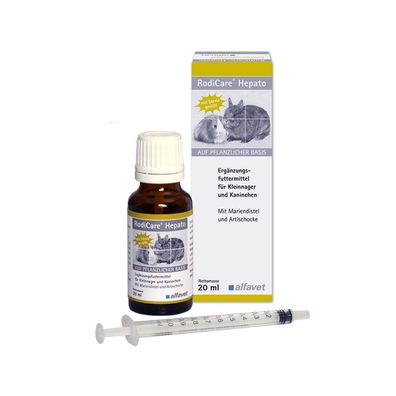 Alfavet RodiCare® Hepato 20ml für Kaninchen, Meerschweinchen & Kleinnager