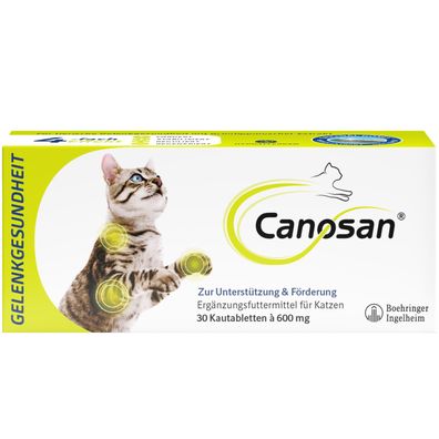 Boehringer Canosan® Kautabletten für Katzen 30 Stück mit Gonex®