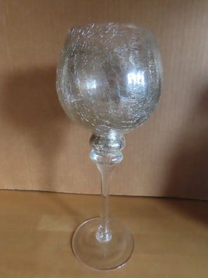 übergrößes Weinglas Bukkal Eisglas ca. 30cm H für Blumen oder Kerzen