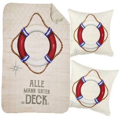 Tagesdecke + Kissen Set