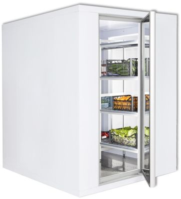 Gastronomie Hotel Küche Tiefkühlzelle Wandstärke 120mm, 2400 x 2400 x 2010 mm,