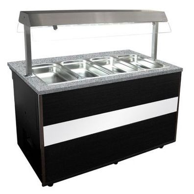 Gastronomie Hotel Küche Salatvitrine Gastroline Open mit 576 Liter Volumen 2000x8