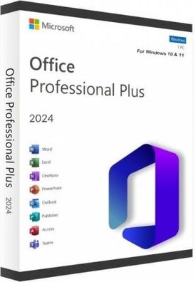 Microsoft Office 2024 Professional | Pro Plus Vollversion Key | E-Mail Versand