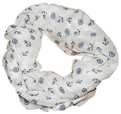 Loop weiss Steurrad & Anker