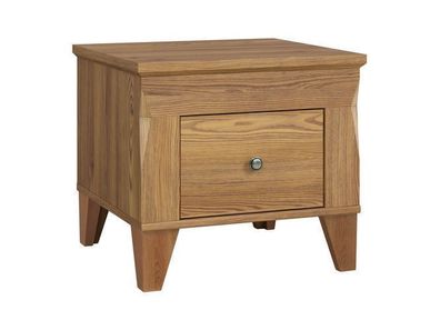 Nachtkommode Bergen | Nachttisch Nachtschrank | 47 x 50 x 45 cm, Braun