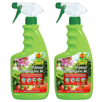 COMPO Triathlon® Insektenfrei AF anwendungsfertig - 750 ml x 2