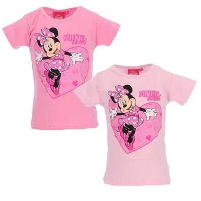 Disney Minnie Mouse Kinder T-Shirt mit Aufdruck aus Baumwolle kurzarm