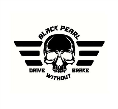 Black Pearl, Motorcycle, Motorrad, Autos, LKWs, Tuning, Sticker, Decal