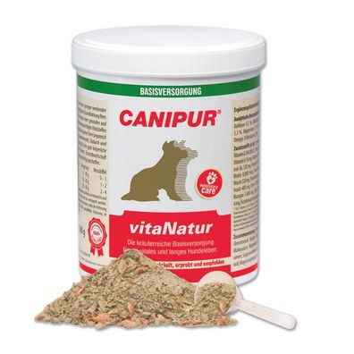 Vetripharm Canipur vitaNatur Ergänzungsfuttermittel für Hunde - Packungs