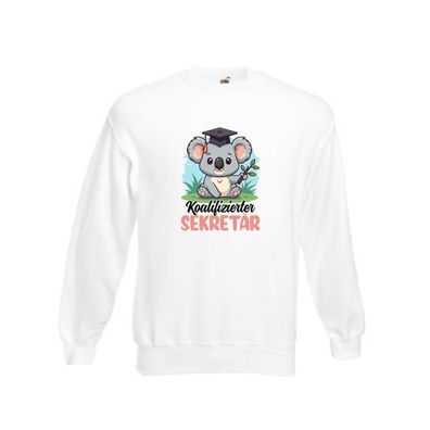 Koalifizierter Sekretär | Büro Sweatshirt Weiß