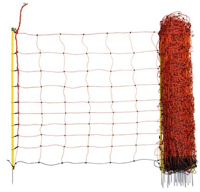 50 m elektrifizierbares Schafnetz Höhe 108 cm Wolfabwehrnetz