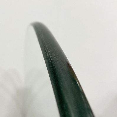 Glasplatte TERRY 50cm Rund Gehärtetes Glas Scheibe Kaminplatte Bodenplatte