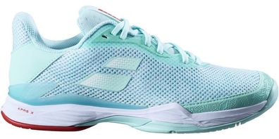 Babolat Damen Sportschuhe Tennisschuhe Jet Tere All Court Women Yucca/White 1363502