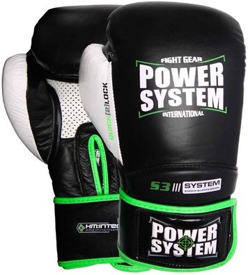 Power System MMA Handschuhe Boxhandschuhe Impact Evo Black FPOW184