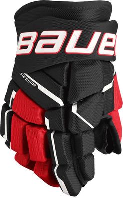Bauer Kinder Handschuhe Eishockeyhandschuhe Supreme M5Pro Black/Red Junior 1350910