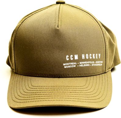 CCM Kappe Nostalgia Low Profile Adjustable Cap Green Senior 124270
