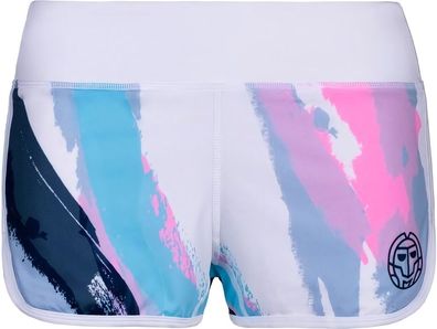 Bidi Badu Damen Shorts Hulda Tech 2 In 1 White/Aqua 93189