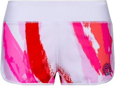 Bidi Badu Damen Shorts Hulda Tech 2 In 1 White/Red 93188