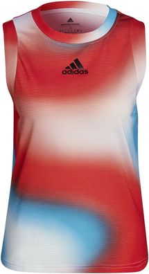 Adidas Damen Shirt Tank Top Melbourne Printed Match White/Red/Blue 151351