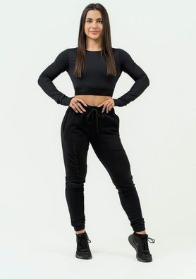 Nebbia Damen Shirt Oberteil Für Frauen Intense Women'S Long Sleeve Crop Top