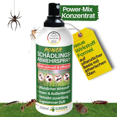 Schädlings-Abwehrspray Power-Konzentrat, 200 ml Sprühflasche