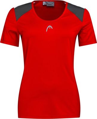 Head Damen T Shirt Club 22 Tech Women Red 150856