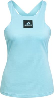 Adidas Damen T Shirt Paris Y Tank Primeblue Aqua 164861
