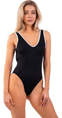 Nebbia Damen Bademode Badehose One Piece Swimsuit Black French Style 460 180158