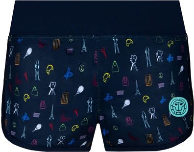 Bidi Badu Damen Shorts Chidera Tech 2 In 1 Dark Blue, Mixed 150075