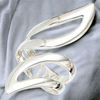 Damen Ring offen breit 925 Sterling Silber Silberring