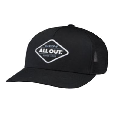 Cap CCM All Out Meshback Trucker Senior - Farbe: braun