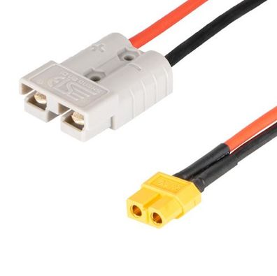Big Grey zu XT60 Anschlusskabel Adapter 10AWG 50A Stecker E-Scooter E-Bike kompat