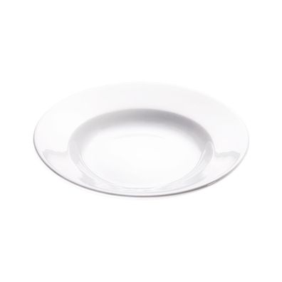 Stalgast Tiefer Teller, reinweißes Hotelporzellan, Serie Isabell, 250 mm, 350 ml
