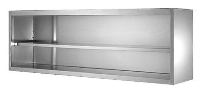 Gastronomie Hotel Küche Wandhängeschrank offen, Bautiefe 400 mm 900x400x600 mm