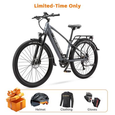 29"PURE Unicorn U6 48V 500W Samsung 4814ah Mittelmotor Elektrisches Elektrofahrrad