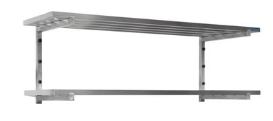 Saro SARO Wandbord mit Streben, 2 Borde, 1000 mm