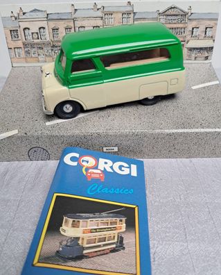 Bedford CA Dormobile Kleintransporter mit Seitenfenster grün/gelb , Corgi Classic