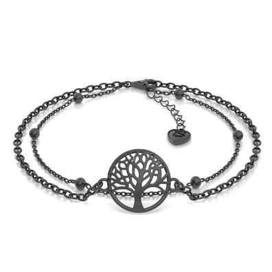 Serasar 925 sterling silber armband "Life" 18 karat vergoldung, mit geschenkbox