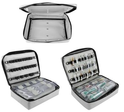 AEROcase Modultasche Ampullarium Raster 4x4 Plane rot/grau
