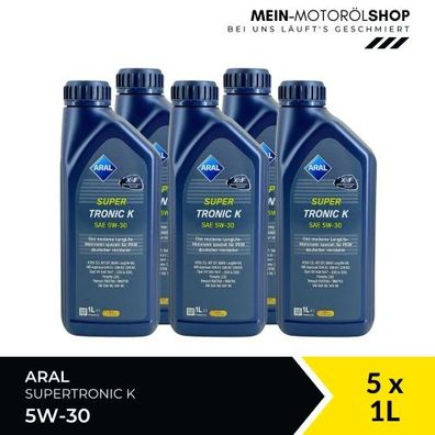 Aral SuperTronic K 5W-30 5x1 Liter