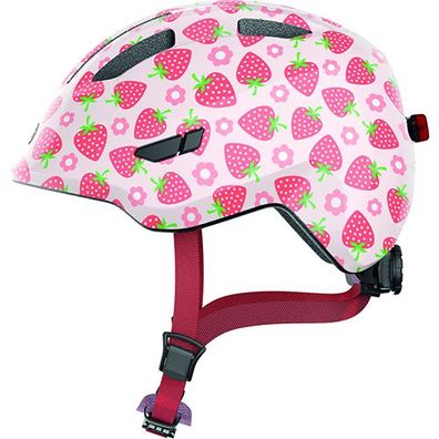 Smiley 3.0 LED rose strawberry, M= 50-55cm, Abus Helme, 6770