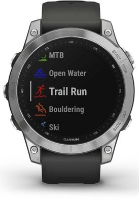 Garmin Fenix 7 47mm GPS-Multisport-Smartwatch Silver - Akzeptabler Zustand