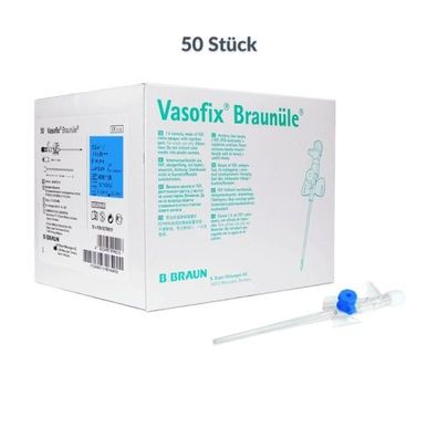 Vasofix Braunüle 22 G blau (50 Stk.)